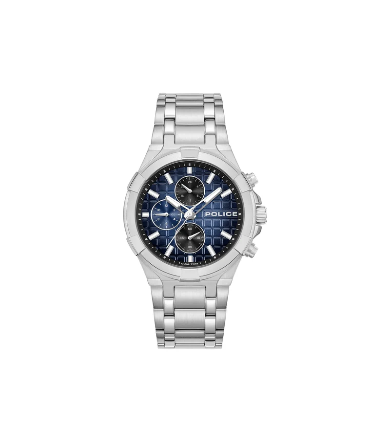 Police Guardian PEWGK0082004 Herrenuhr Silber • Chronograph • 5 ATM