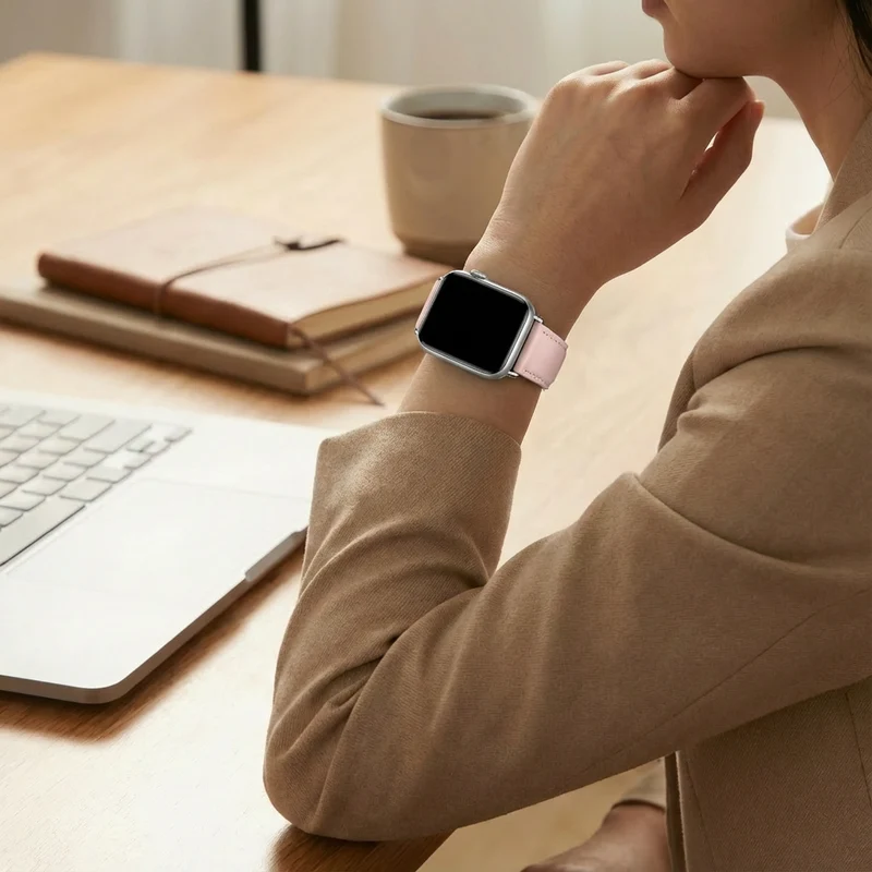 Redmi Watch 6 Active Lederarmband (Rosa)