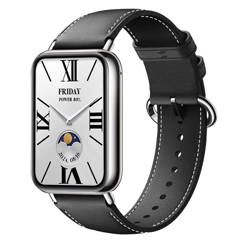 Redmi Watch 6 Lite Lederarmband (Schwarz)