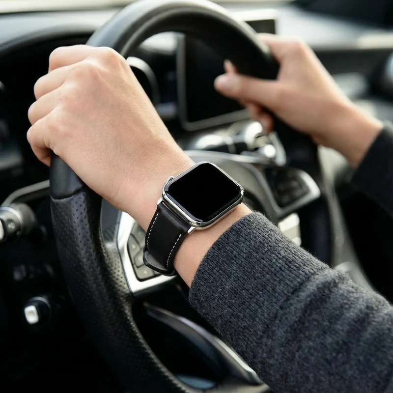 Redmi Watch 6 Lite Lederarmband (Schwarz)