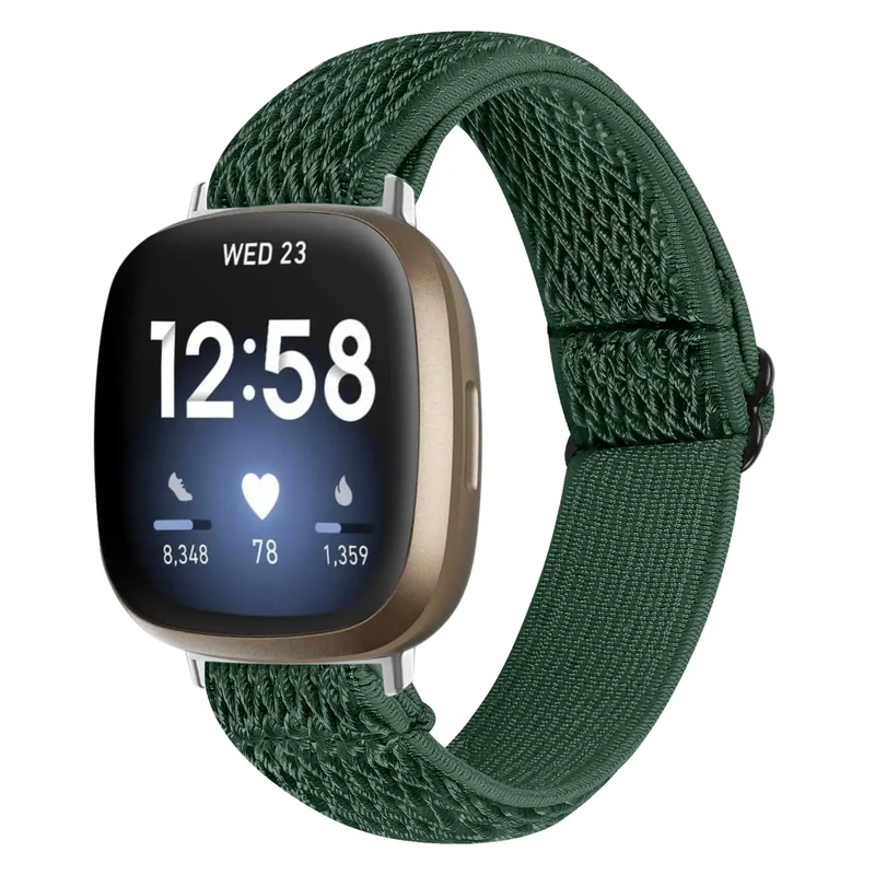 Fitbit Sense Elastisches Armband (Grün)