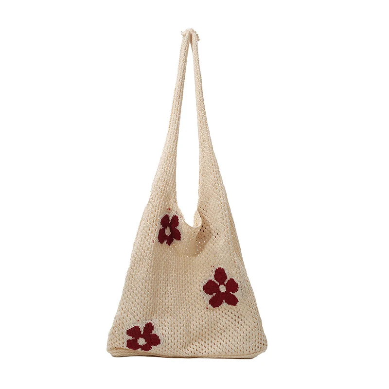 Bohemian Floral Häkel-Tote-Bag