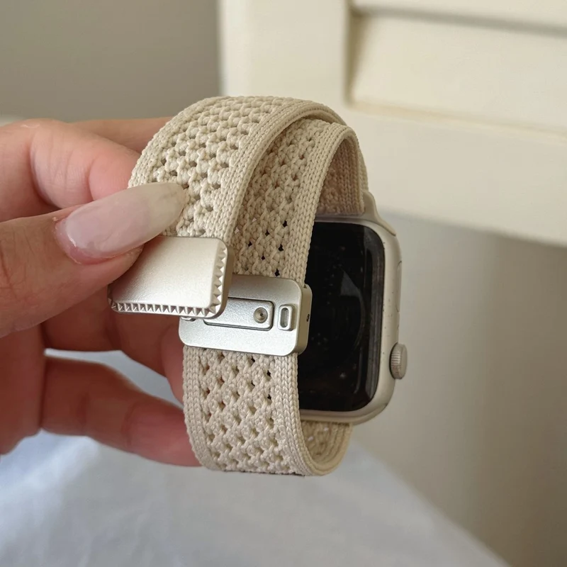 Absolut Angenehm Apple Smartwatch Nylon Universell Armband