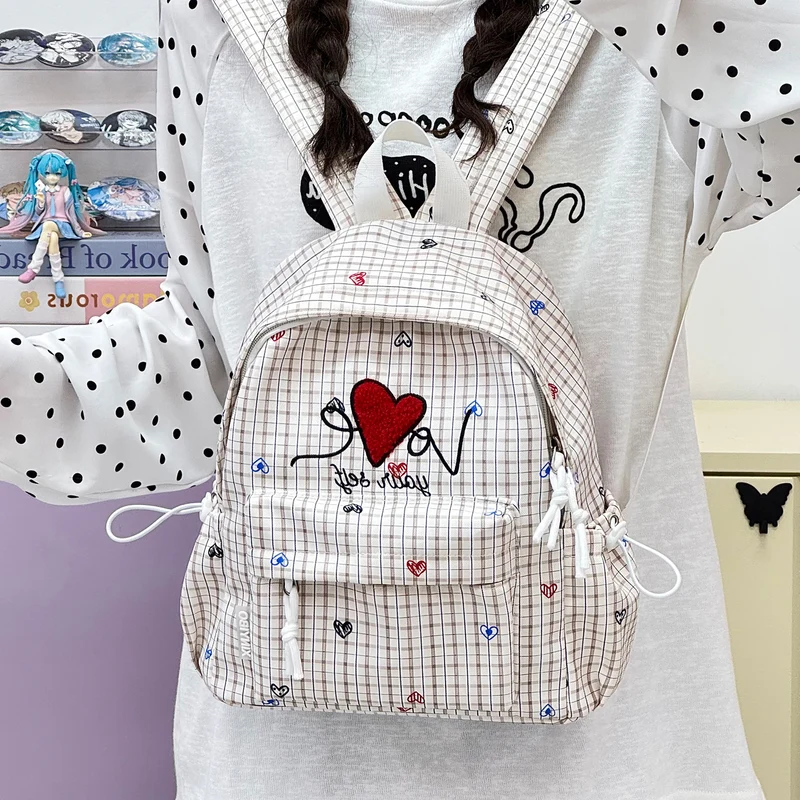 Besticketer Herz-Themen Freizeit-Rucksack Karnz