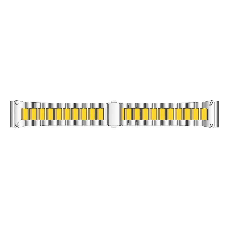 Garmin Fenix 5s/6s Premium Stahlarmband (Silber/Gold)