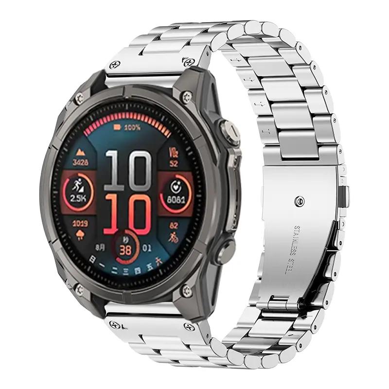 Garmin Fenix 5s/6s Premium Stahlarmband (Silber)