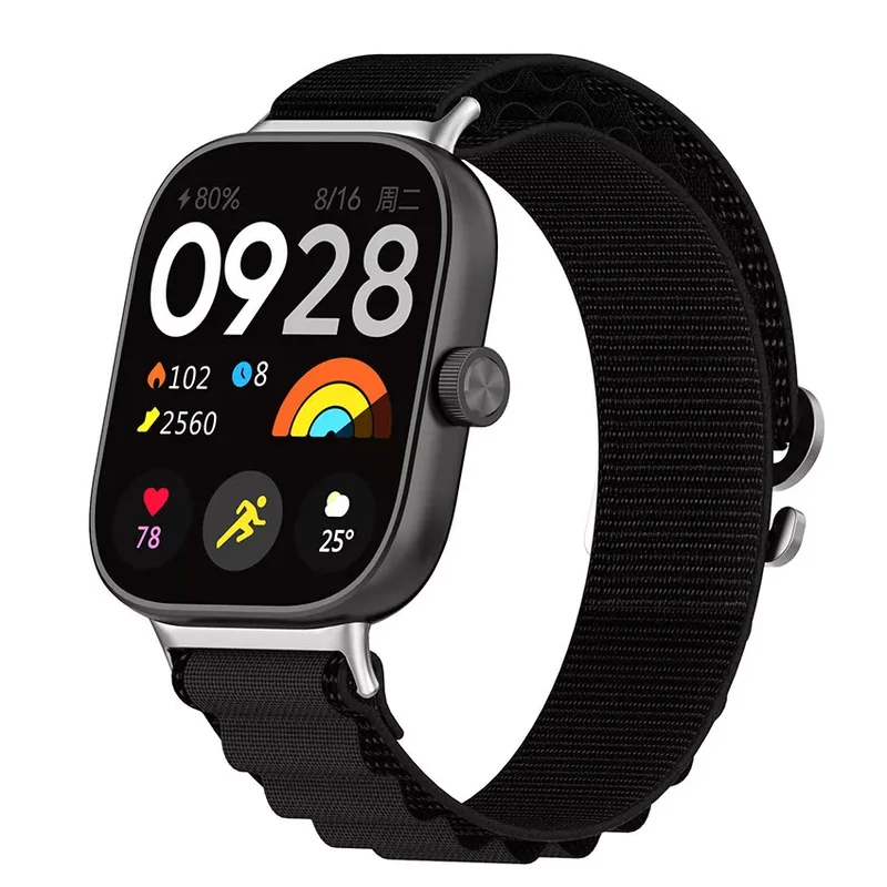 Redmi Watch 6 Lite Alpine Nylon Armband (Schwarz)