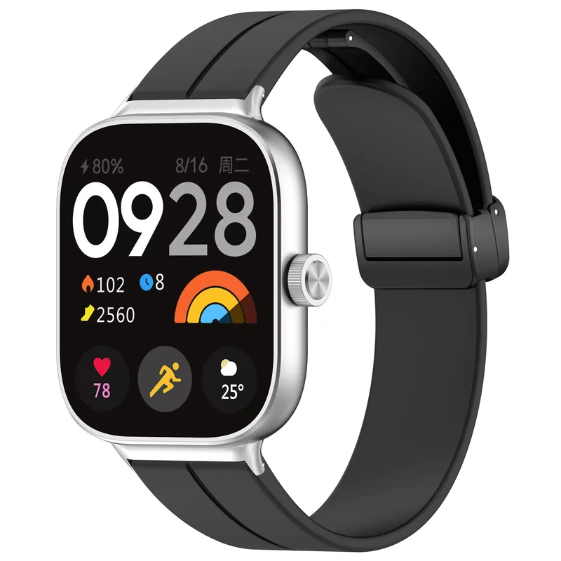 Xiaomi Smart Band 10 Pro Silikonarmband D-Schnalle (Schwarz)
