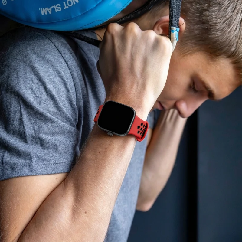Redmi Watch 6 Active Sportarmband (Rot/Schwarz)