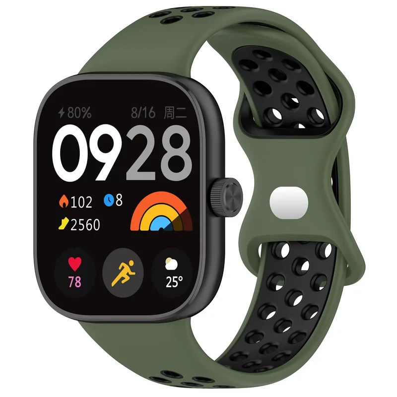 Redmi Watch 6 Active Sportarmband (Olivgrün/Schwarz)
