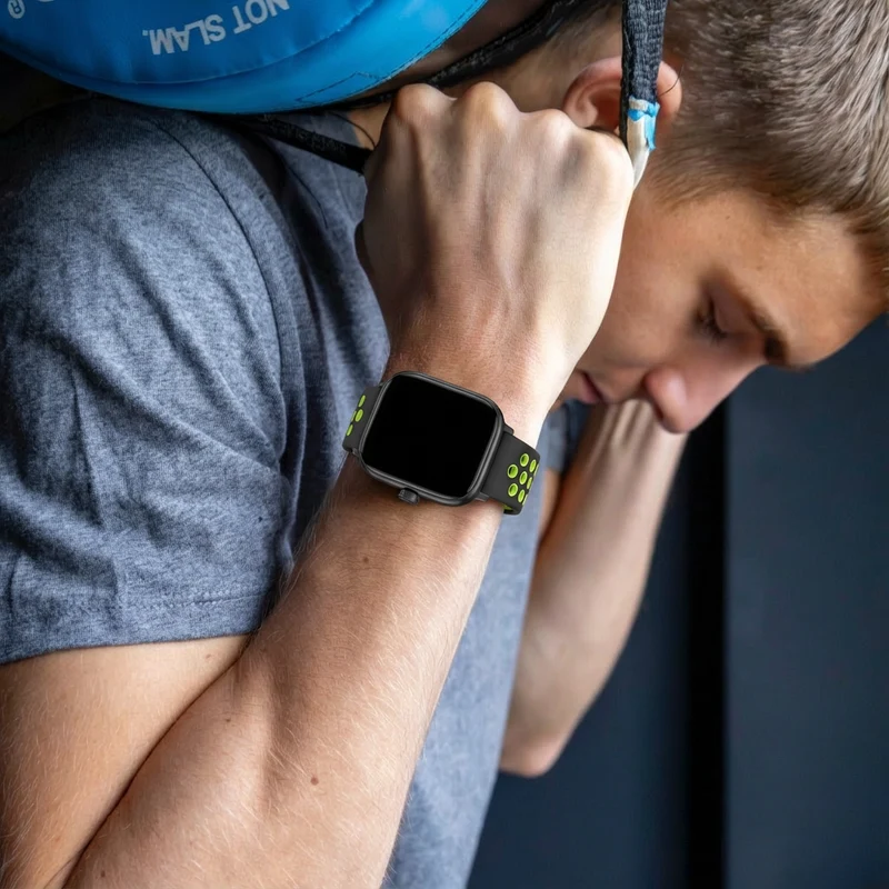 Redmi Watch 6 Active Sportarmband (Schwarz/Limette)