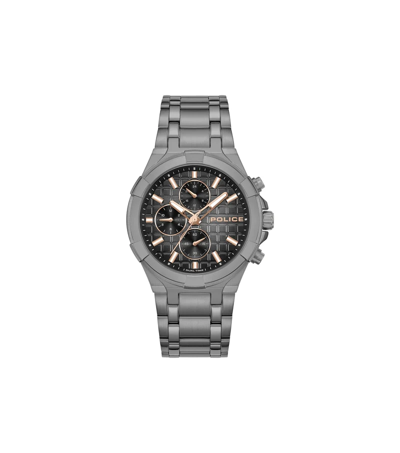 Police Guardian PEWGK0082005 Herrenuhr Silber • Multifunktions-Chronograph • Edelstahlgehäuse