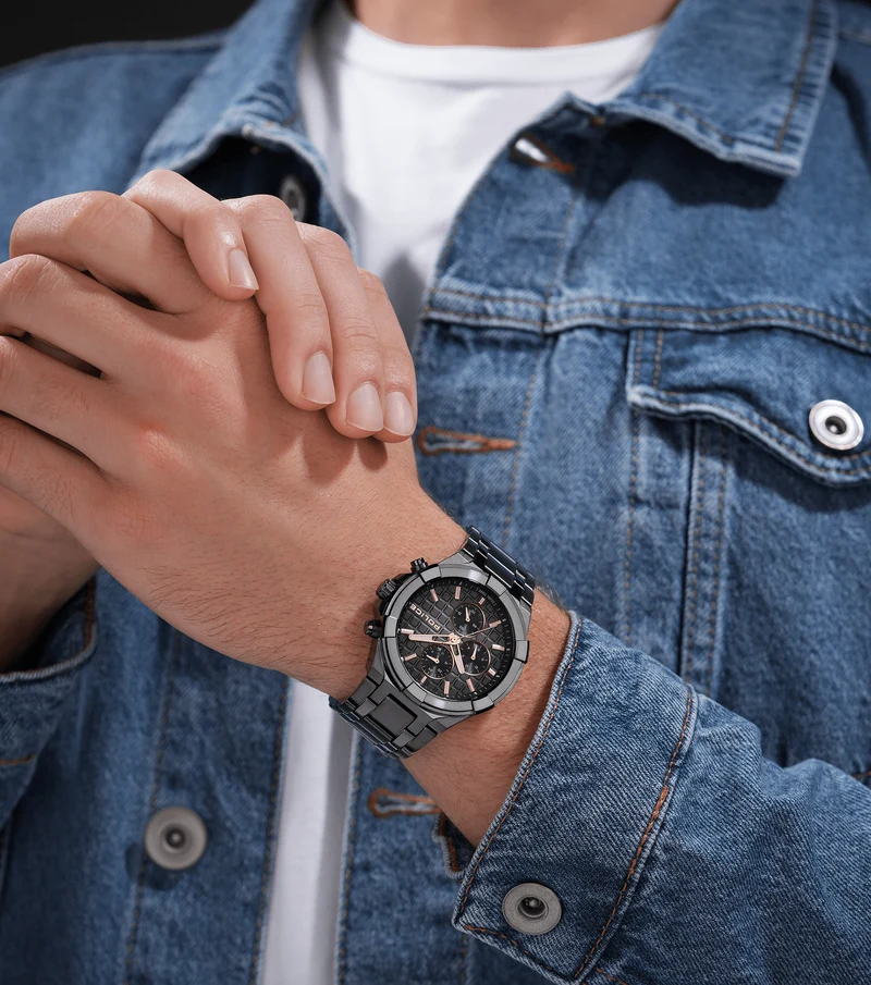 Police Guardian PEWGK0082005 Herrenuhr Silber • Multifunktions-Chronograph • Edelstahlgehäuse