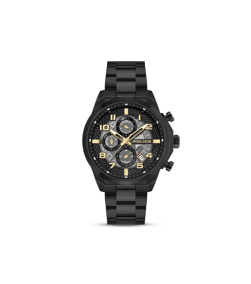 Police Soul PEWGK0053902 Herrenuhr Schwarz • Multifunction-Werk • 5 ATM Wasserdicht