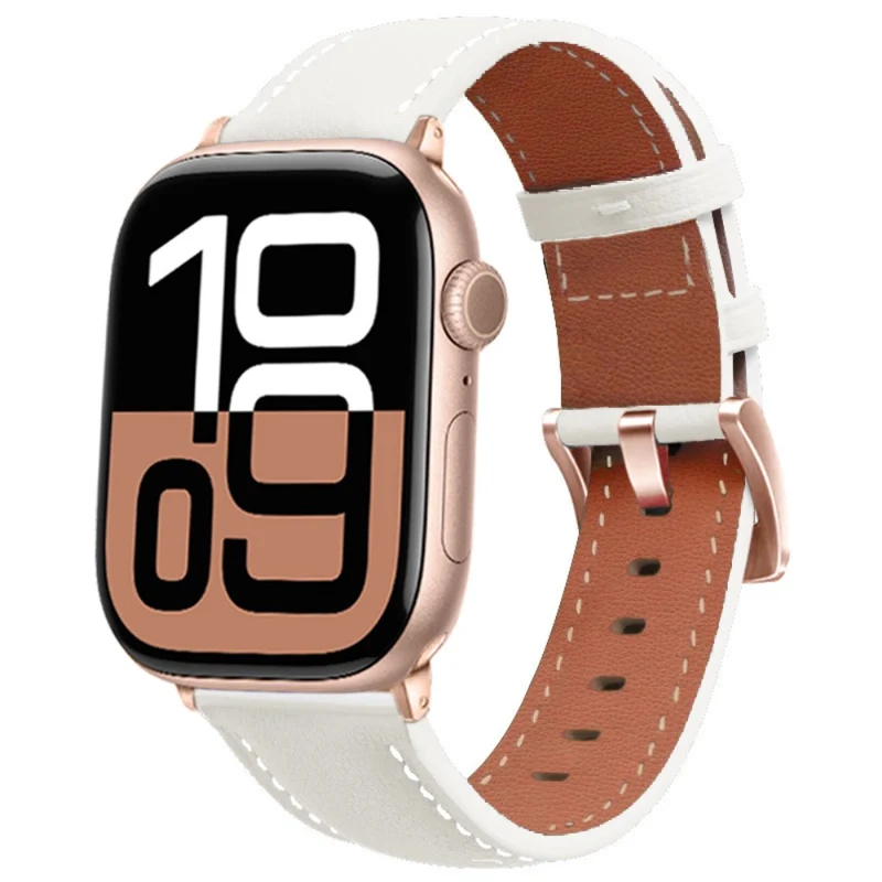 Unglaublich Robust Apple Smartwatch Echtes Leder Universell Armband