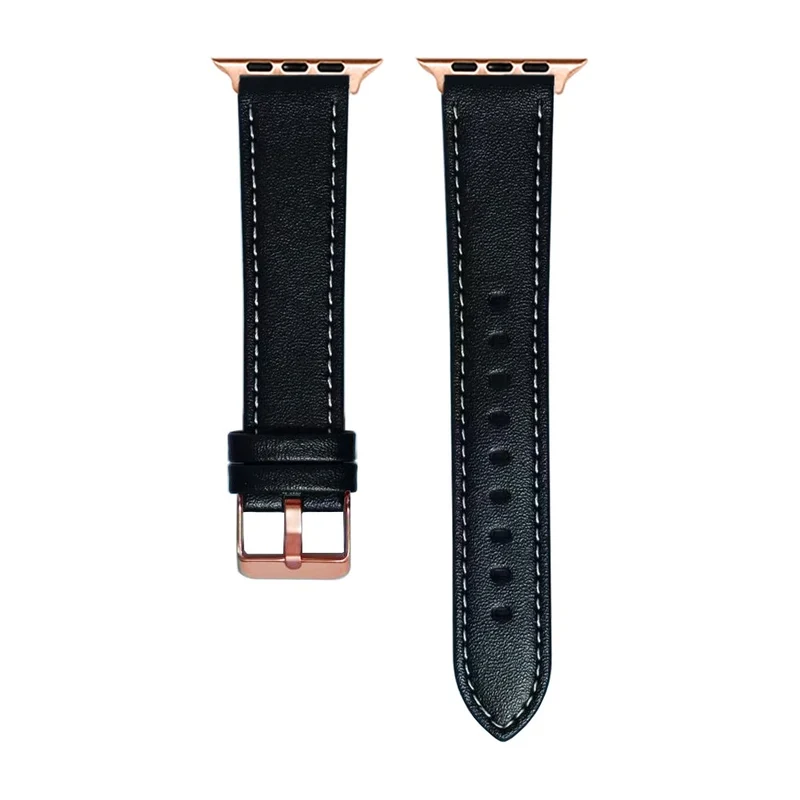 Unglaublich Robust Apple Smartwatch Echtes Leder Universell Armband