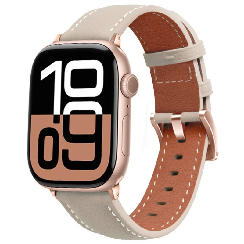 Unglaublich Robust Apple Smartwatch Echtes Leder Universell Armband