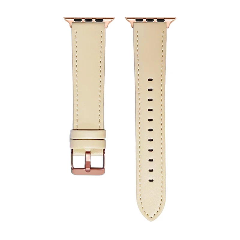 Unglaublich Robust Apple Smartwatch Echtes Leder Universell Armband