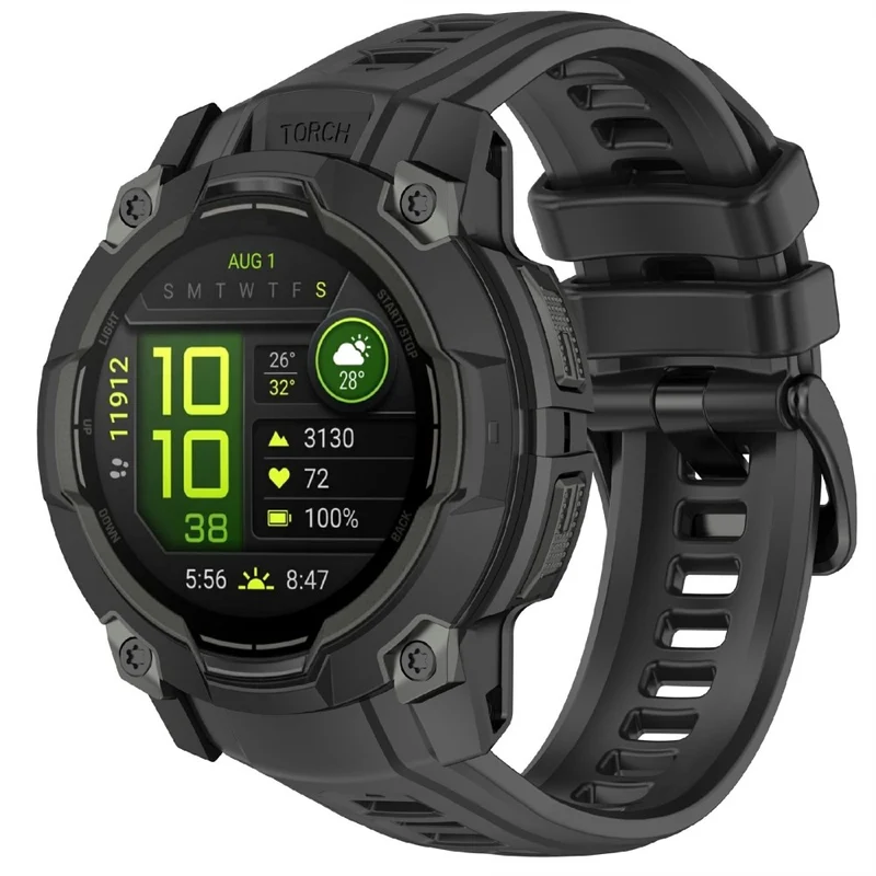 Wirklich Angenehm Garmin Instinct 3 Solar 45mm / Garmin Instinct 3 AMOLED 45mm Silikon Universell Armband