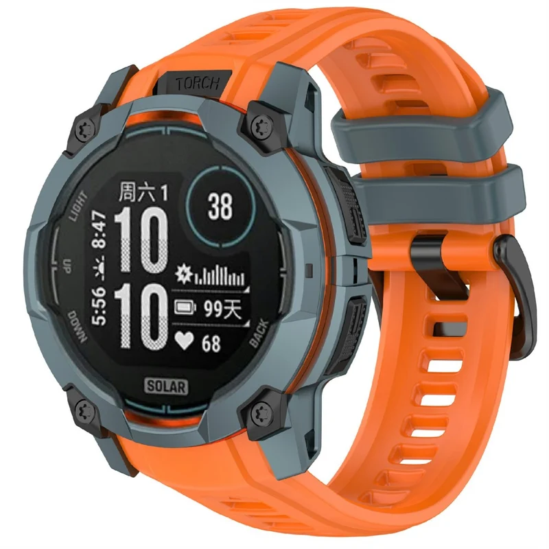 Wirklich Angenehm Garmin Instinct 3 Solar 45mm / Garmin Instinct 3 AMOLED 45mm Silikon Universell Armband