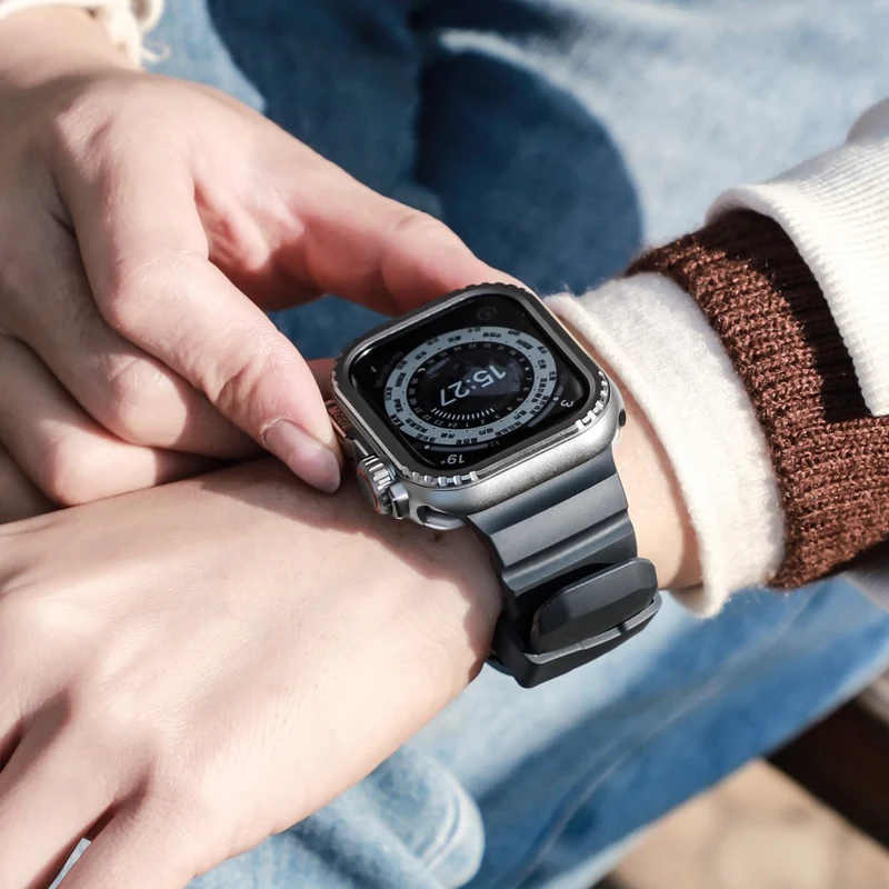 Mega Bequem Apple Smartwatch Silikon Universell Armband