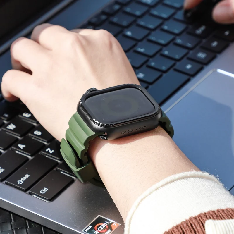 Mega Bequem Apple Smartwatch Silikon Universell Armband