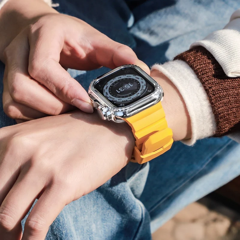 Mega Bequem Apple Smartwatch Silikon Universell Armband