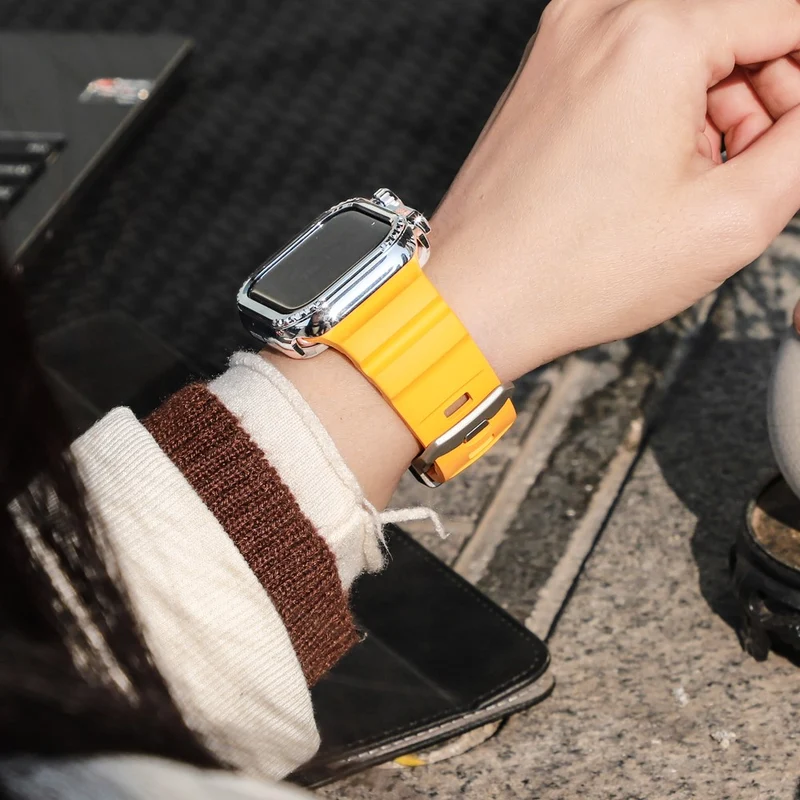 Mega Bequem Apple Smartwatch Silikon Universell Armband