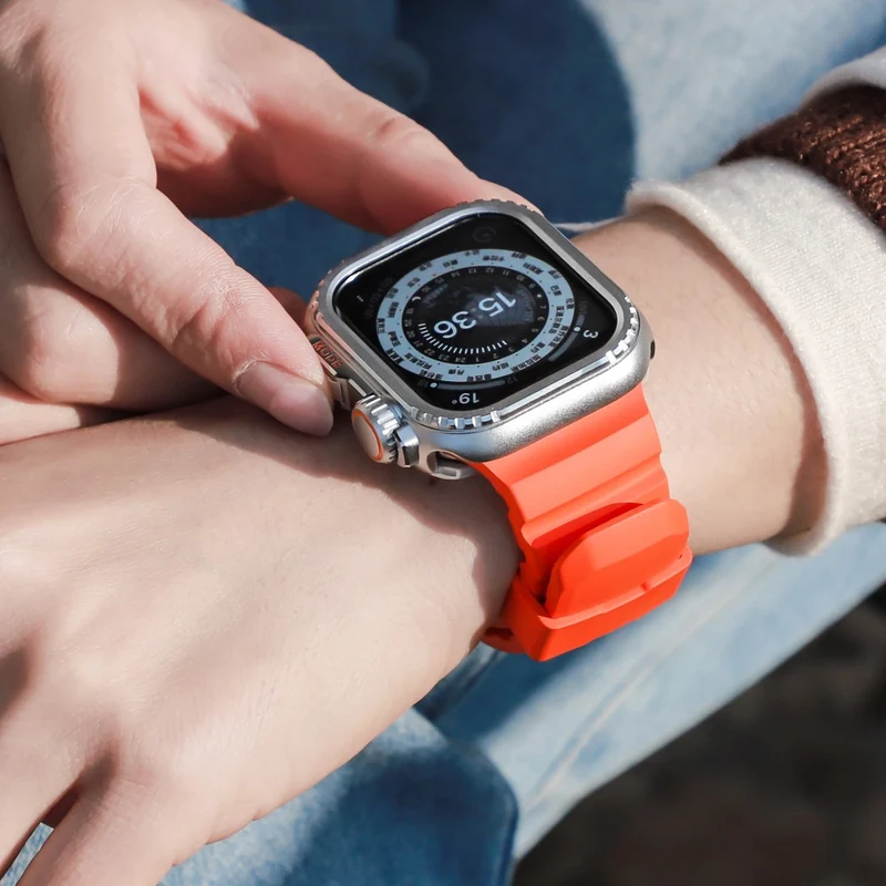 Mega Bequem Apple Smartwatch Silikon Universell Armband