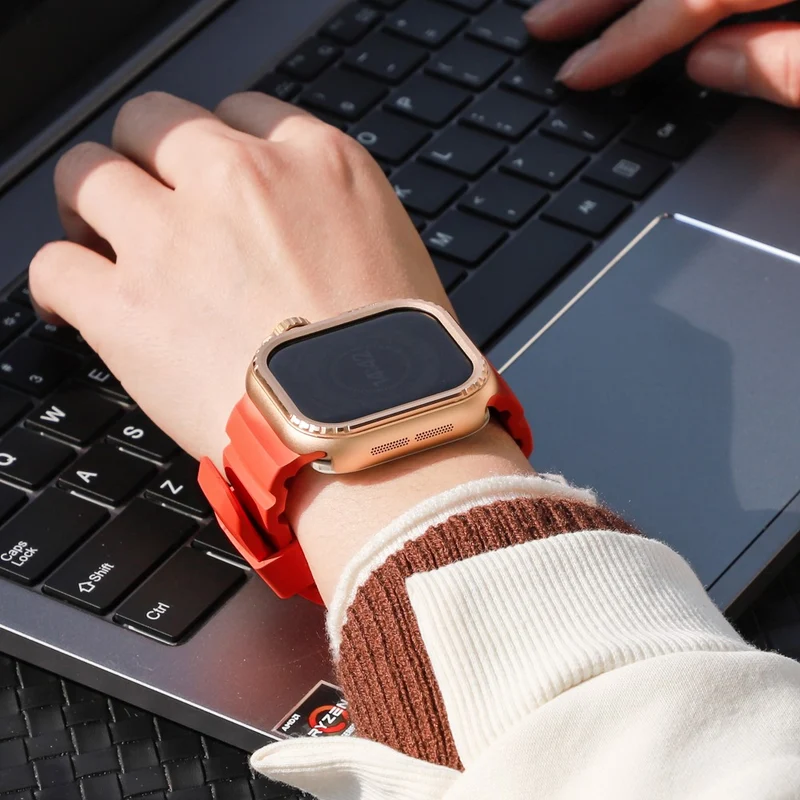 Mega Bequem Apple Smartwatch Silikon Universell Armband