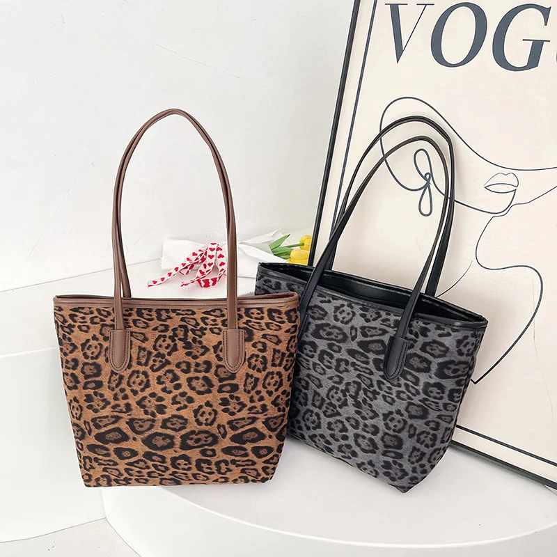 Leopard Print Tragetasche
