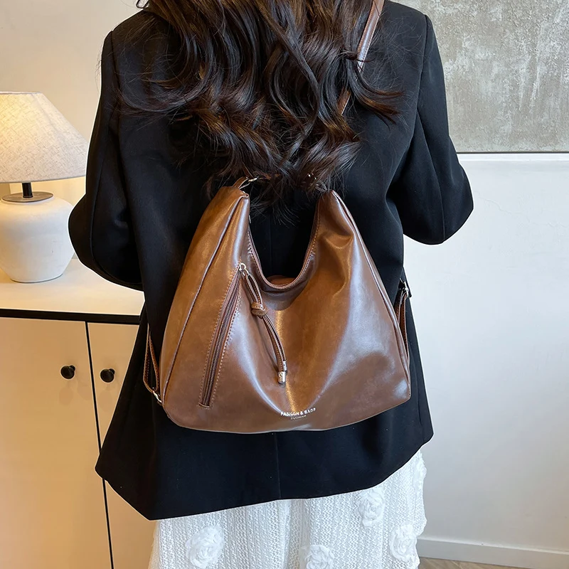 Lederhandtasche
