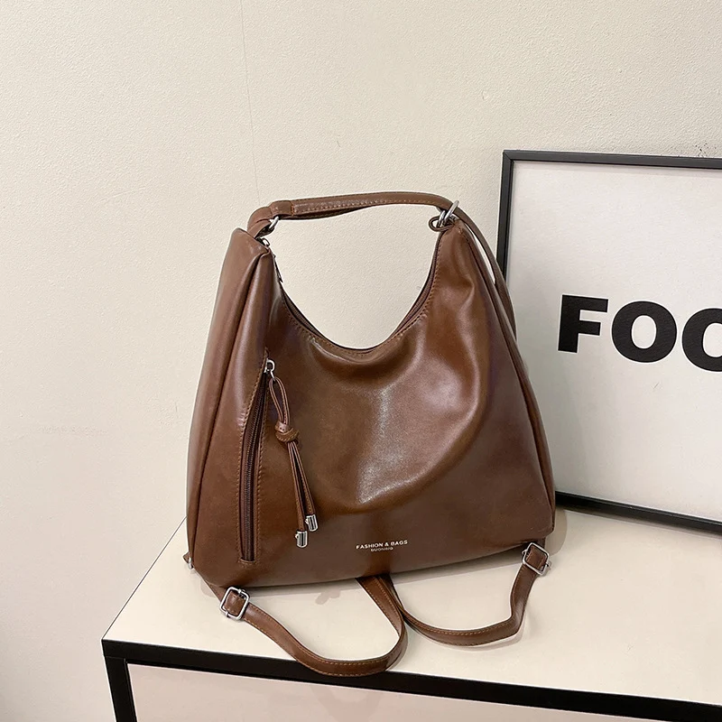 Lederhandtasche