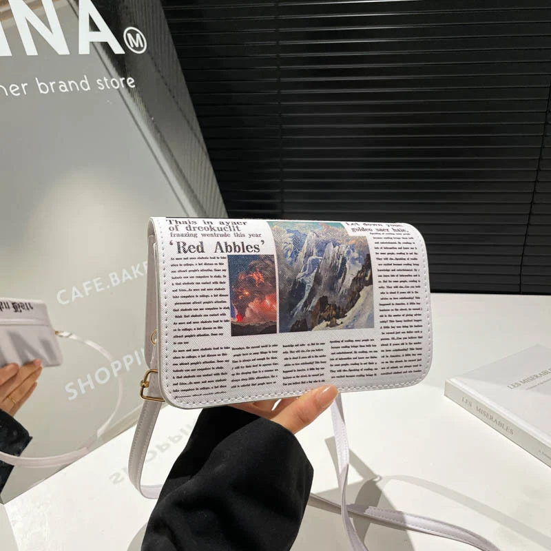 Illustrierte Umhängetasche