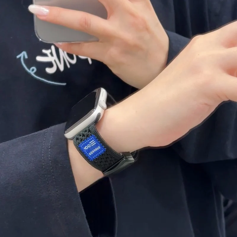 Mega Sympathisch Apple Smartwatch Nylon Universell Armband