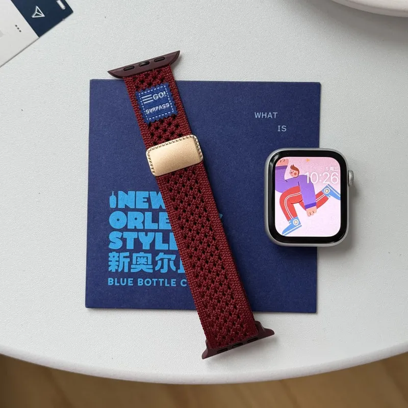 Mega Sympathisch Apple Smartwatch Nylon Universell Armband