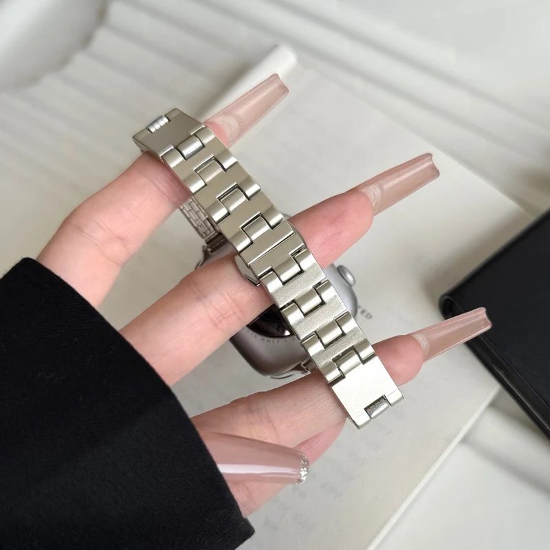 Unglaublich Haltbar Apple Smartwatch Metall Universell Armband