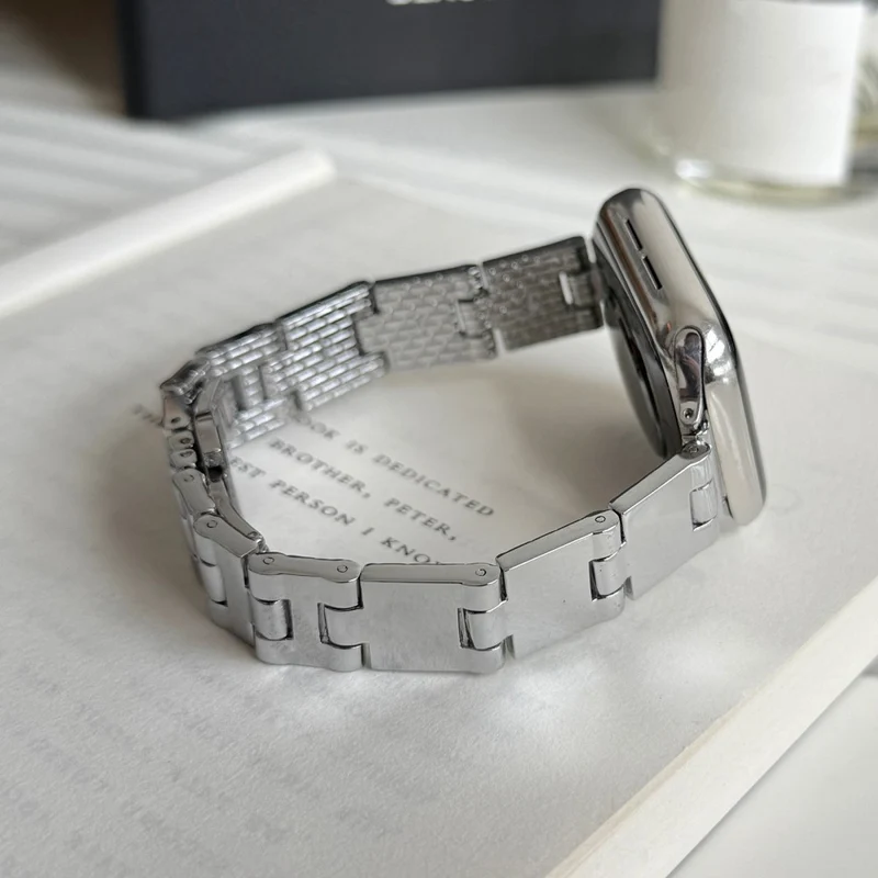 Unglaublich Haltbar Apple Smartwatch Metall Universell Armband