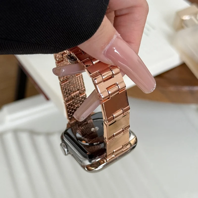 Unglaublich Haltbar Apple Smartwatch Metall Universell Armband