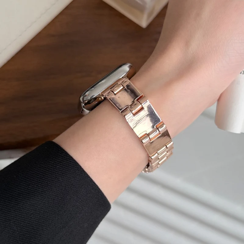 Unglaublich Haltbar Apple Smartwatch Metall Universell Armband