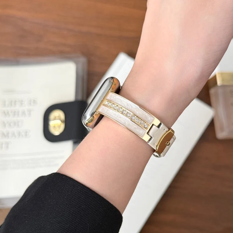 Unglaublich Widerstandsfähig Apple Smartwatch Kunstleder Universell Armband