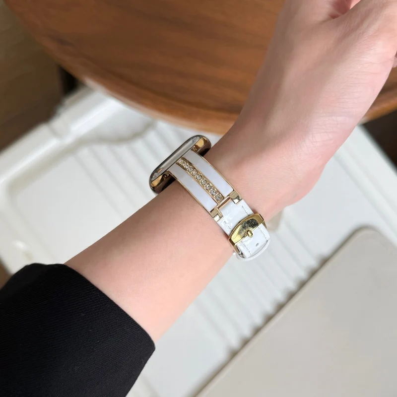 Unglaublich Widerstandsfähig Apple Smartwatch Kunstleder Universell Armband
