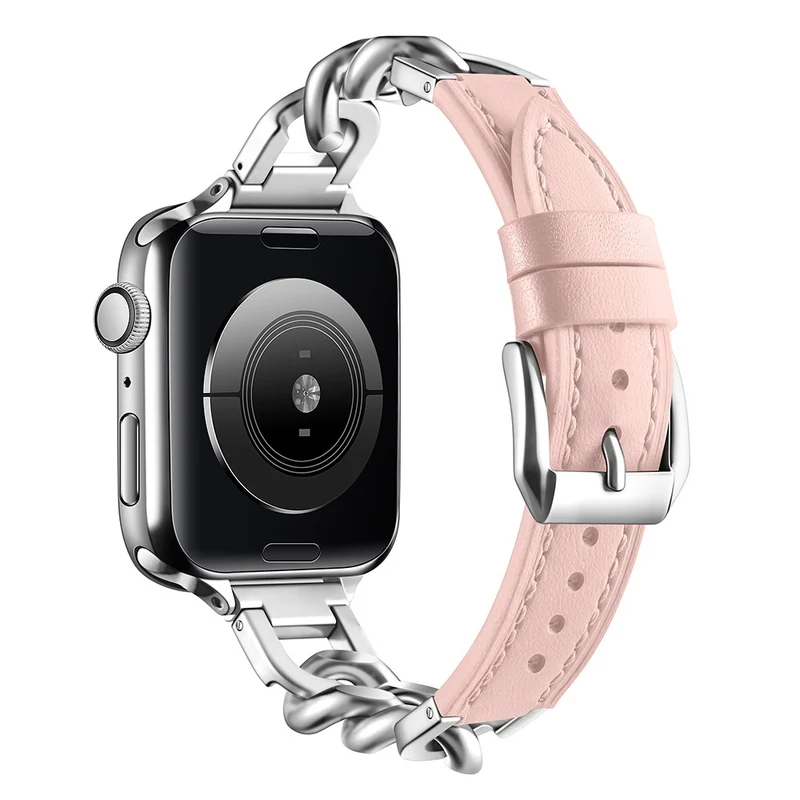 Unglaublich Haltbar Apple Smartwatch Echtes Leder Universell Armband