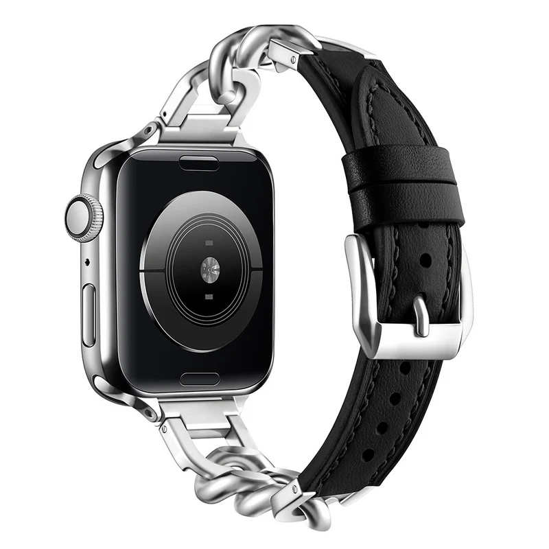 Unglaublich Haltbar Apple Smartwatch Echtes Leder Universell Armband