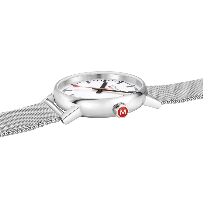 Mondaine evo2 MSE.40110.SM Herrenuhr Silber • Saphirglas • Swiss Made
