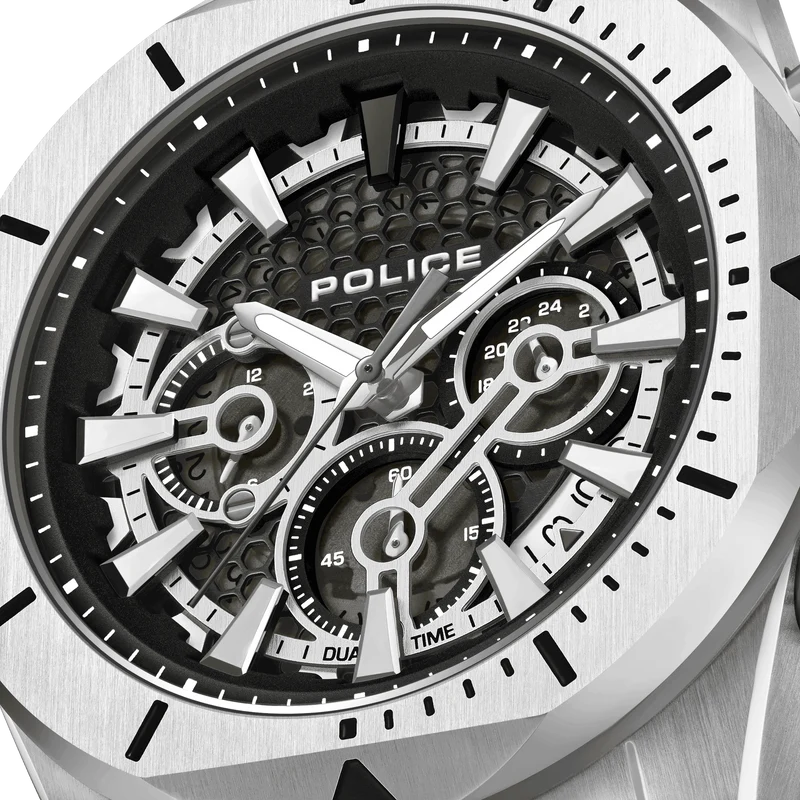 Police Electrical PEWGF0054501 Herrenuhr Braun • Multifunktion • Lederarmband