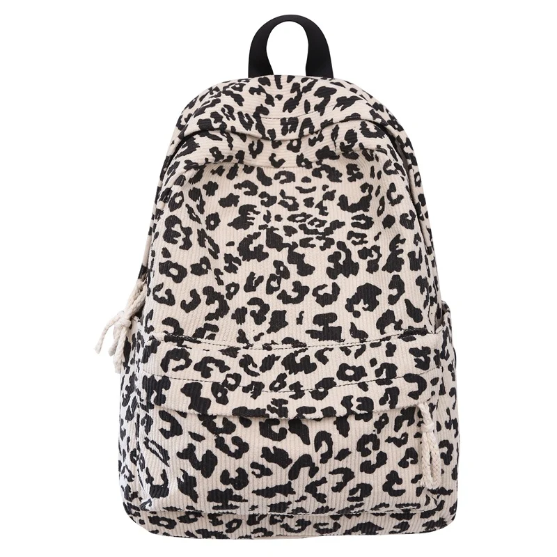 Stilvolle Leoparden-Print Cordura Rucksack