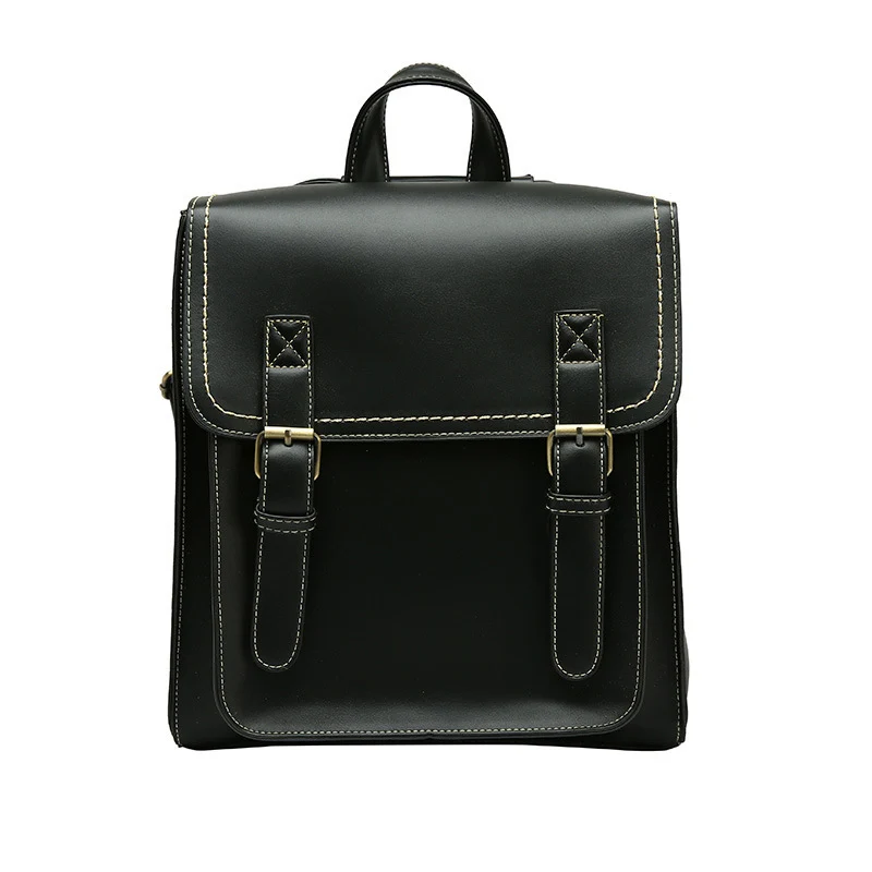 Strukturierter Leder-Rucksack