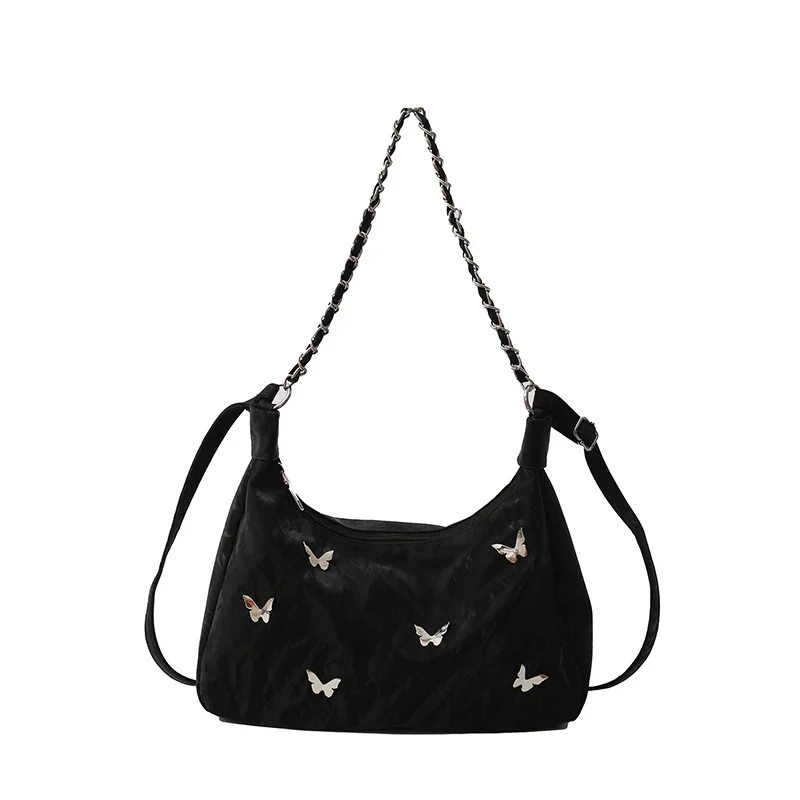 Schmetterlings-verzierte Schultertasche