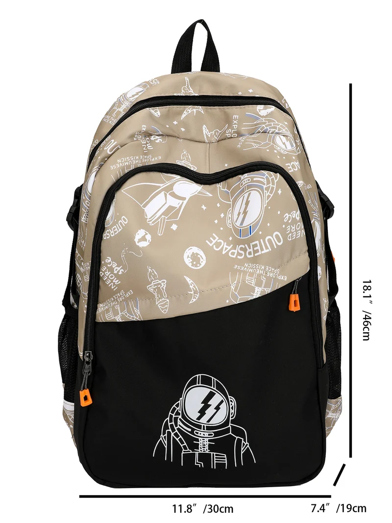 Astronauten-Themen Grafik Rucksack